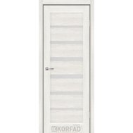 Дверне полотно колекція Crystal PESTO (розмір, колір в асортименті) скло сатин білий
