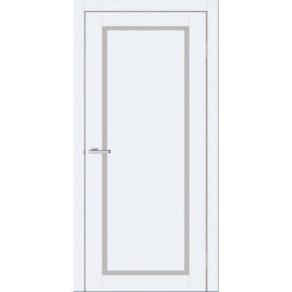 Полотно дверне ПВХ ТМ DOORS 2000х800х40мм С 090 (сатин) (емаліт білий)