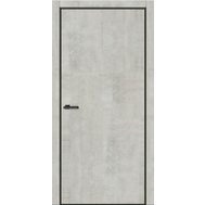 Полотно дверне ПВХ ТМ DOORS 2000х800х40мм TRENTO 01 (бетон світлий)