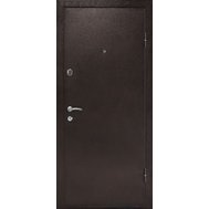 Двері вхідні мет/мдф ПУ-01 Горіх коньячний (960 R)