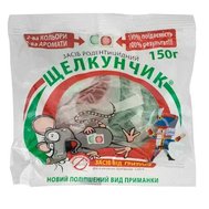 Засіб для боротьби з мишами Щелкунчик 250 г тісто з муміфікатором в фільтр-пак