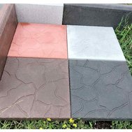 Плитка тротуарная Паутинка, цветная 300х300x30 мм (11 шт/м2)