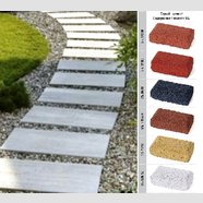 Плитка тротуарная Пошаговая 1000х500х50 мм, цветная (2шт. в м2)