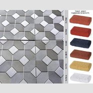 Плитка тротуарная Шахматка 500х500х50 мм, цветная (4 шт. в м2)