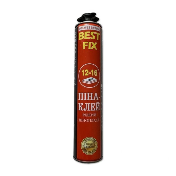 Клей-піна универсальна ПРО+ручка 800 мл, GUN-TYPE BESTFIX