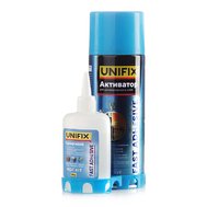 Супер Клей з активатором для МДФ і дерева Unifix 705, 400 мл+100 мл, Unifix