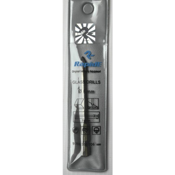 Свердло плитка та скло 4 мм EVOLUTION Spear point, шестигран хвостовик, RapidE