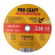 Круг відрізний 230х1,6 по металу КЕРАМічний YCD Universal, ProCraft