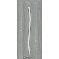 Дверне полотно колекція Santo CORNER Glass 04 (розмір, колір в асортименті)