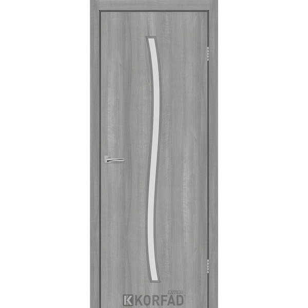 Дверне полотно колекція Santo CORNER Glass 04 (розмір, колір в асортименті)