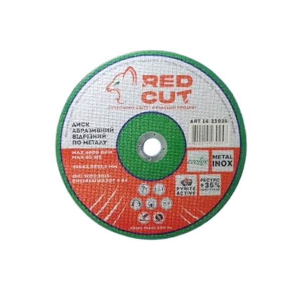 Круг відрізний 230х2,5х22,2 по металу, 14-23025, Red Cut