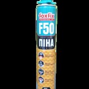 Піна монтажна універсал F50 (пістолет+трубочка) 750 мл 700 г, FOXFIX