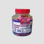 Засіб для боротьби з мишами Щелкунчик 320 г брикет з муміфікатором червоний, банка