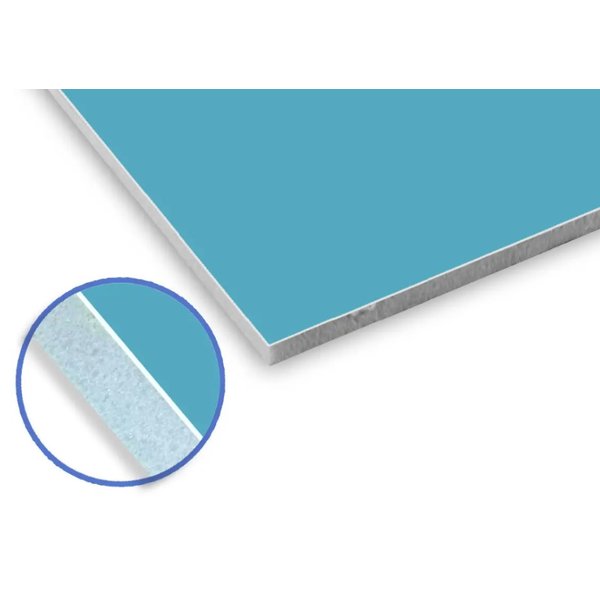 Сендвич панель 10 мм 3000x1500 мм (0,75мм) 2-сторонняя белая